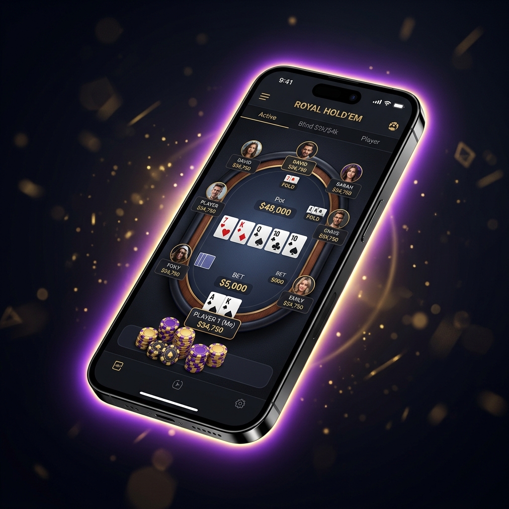 DeadBread poker app on smartphone